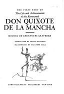 Cover of: The first part of the life and achievements of the renowned Don Quixote de la Mancha by Miguel de Unamuno