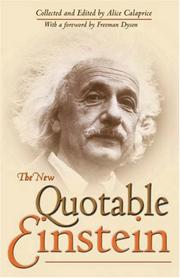 Cover of: The new quotable Einstein by Albert Einstein