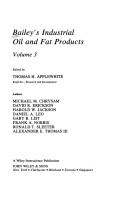 Cover of: Bailey's Industrial oil and fat products by Alton Edward Bailey