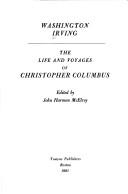 Cover of: The life and voyages of Christopher Columbus by Washington Irving