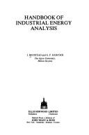 Cover of: Handbook of industrial energy analysis