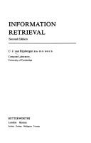 Cover of: Information retrieval by C. J. Van Rijsbergen
