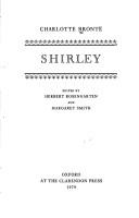 Cover of: Shirley by Charlotte Brontë ; edited by Herbert Rosengarten and Margaret Smith.