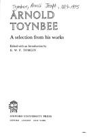 Cover of: Arnold Toynbee, a selection from his works