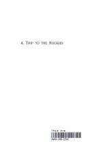 Cover of: A trip to the Rockies by B. R. Corwin