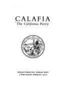 Cover of: Calafia, the California poetry by project director, Ishmael Reed.