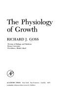 Cover of: The physiology of growth