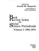 Cover of: Book review index to social science periodicals