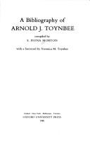 Cover of: A bibliography of Arnold J. Toynbee by S. Fiona Morton