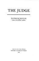 Cover of: The judge