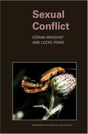 Cover of: Sexual conflict by Göran Arnqvist, Göran Arnqvist