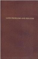 Cover of: Land problems and policies