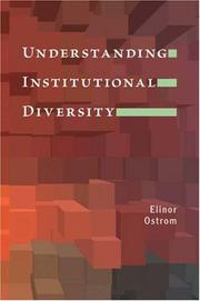 Cover of Understanding institutional diversity