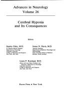 Cover of: Cerebral hypoxia and its consequences