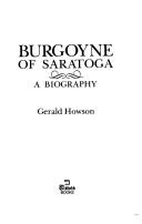 Cover of: Burgoyne of Saratoga: a biography