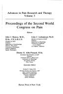 Cover of: Proceedings of the Second World Congress on Pain