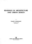 Cover of: Readings in architecture and urban design