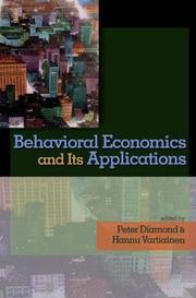 Cover of: Behavioral Economics and Its Applications