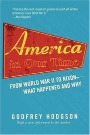Cover of: America in our time by Godfrey Hodgson