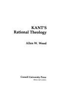 Cover of: Kant's rational theology