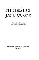 Cover of: The best of Jack Vance by Jack Vance