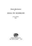 Cover of: Julia de Roubigné