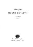 Cover of: Mount Henneth