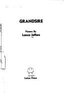 Cover of: Grandsire: poems