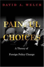 Cover of: Painful choices by David A. Welch