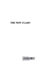 Cover of: The New class?