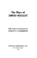 Cover of: The plays of David Mallet