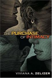 The purchase of intimacy by Viviana A. Rotman Zelizer