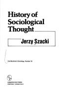 Cover of: History of sociological thought