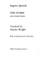 The Storm and Other Poems by Eugenio Montale