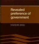 Cover of: Revealed preference of government