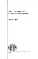 Cover of: Lillian Hellman, an annotated bibliography