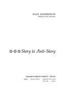 Cover of: Story to anti-story