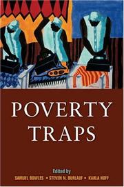 Cover of: Poverty traps by edited by Samuel Bowles, Steven N. Durlauf, and Karla Hoff.