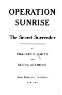 Cover of: Operation Sunrise: the secret surrender