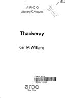 Cover of: Thackeray | Ioan M. Williams
