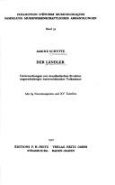 Cover of: Der Ländler by Sabine Schutte