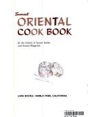 Cover of: Sunset Oriental cook book