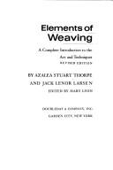Cover of: Elements of weaving