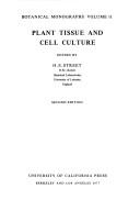 Cover of: Plant tissue and cell culture