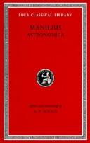 Cover of: Astronomica by Marcus Manilius