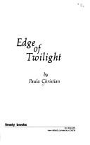 Cover of: Edge of twilight