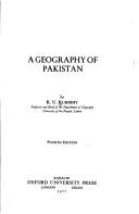 A geography of Pakistan by K. U. Kureshy