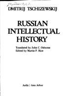 Cover of: Russian intellectual history