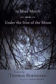 Cover of: In hora mortis: Under the iron of the moon : poems