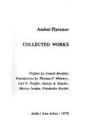 Cover of: Collected works | AndreiМ† Platonovich Platonov